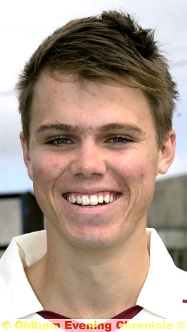 Austerlands&#39; overseas amateur Cameron Roxby has been getting his captain&#39;s praise - 2014620_115153