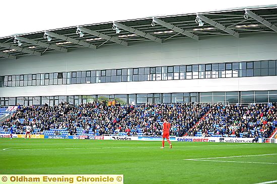 NORTH STAND: capacity rises for this Saturday’s game