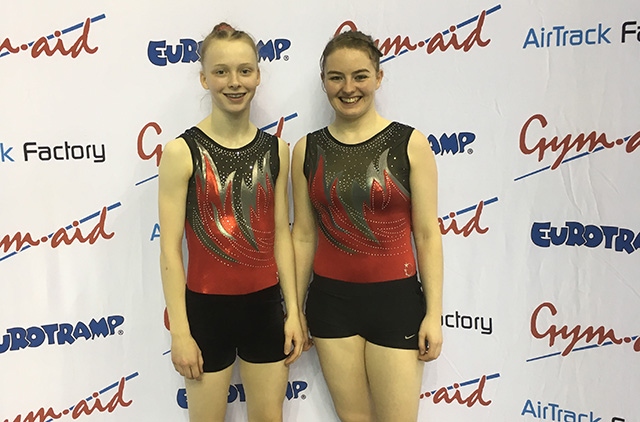 Hannah Bucys (left) became English Champion in the 15-16 age group. Ruth Shevelan won the silver medal in the Senior Women's category