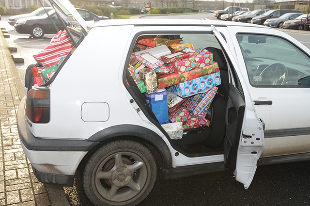 Vehicles overloaded with gifts, luggage, pets and family members present a unique festive danger