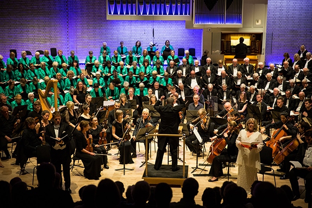 The Oldham Choral Society perform Elgar’s Dream of Gerontius.

Picture courtesy of Karen Shivas Photography