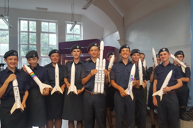 The Saddleworth Air Cadets got stuck into the Schools Micro Gravity Rocket Experiment