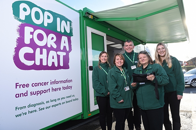 Macmillan Cancer Support’s mobile service will be visiting Oldham next week