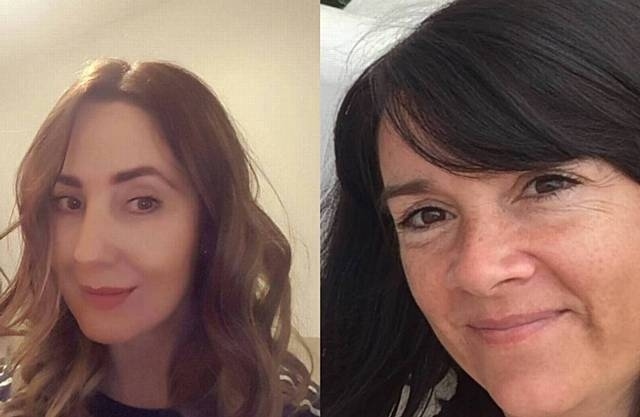Alison Howe and Lisa Lees from Royton