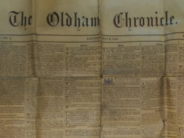 The Oldham Chronicle, edition one