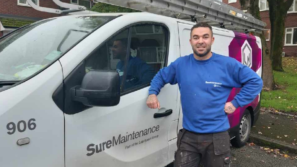 Aaron Da Silva, apprentice gas engineer with Sure Maintenance, is among the apprentices who have kick started their careers in construction and engineering in 2019/20, thanks to FCHO partners