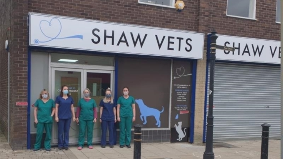 The team at Shaw Vets