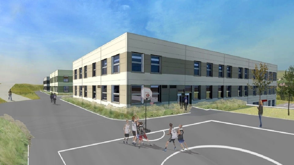 How part of the new Saddleworth School will look