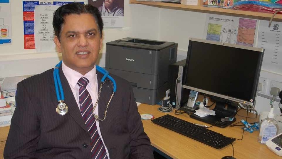 Oldham family doctor Zahid Chauhan OBE