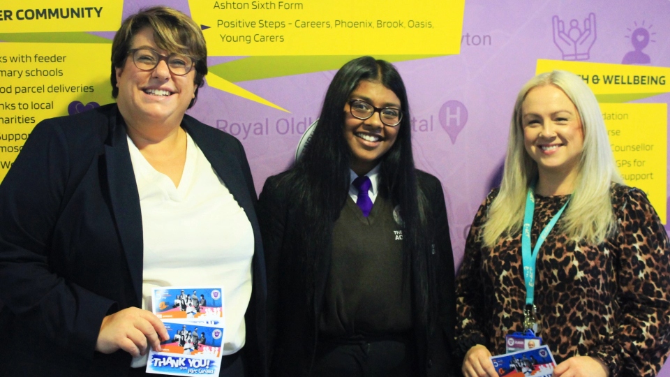 Students at The Oldham Academy North celebrated their teachers