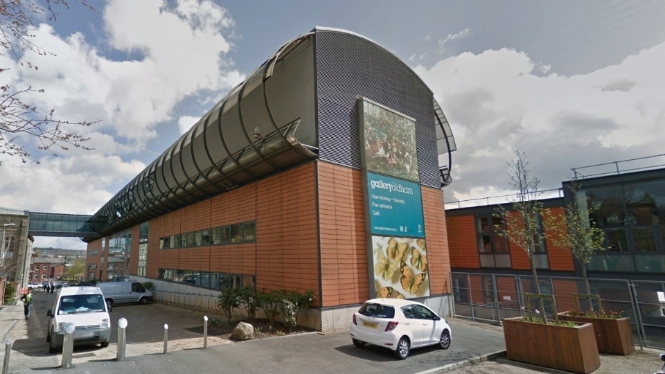 The Gallery Oldham site in the town centre. Image courtesy of Google Maps