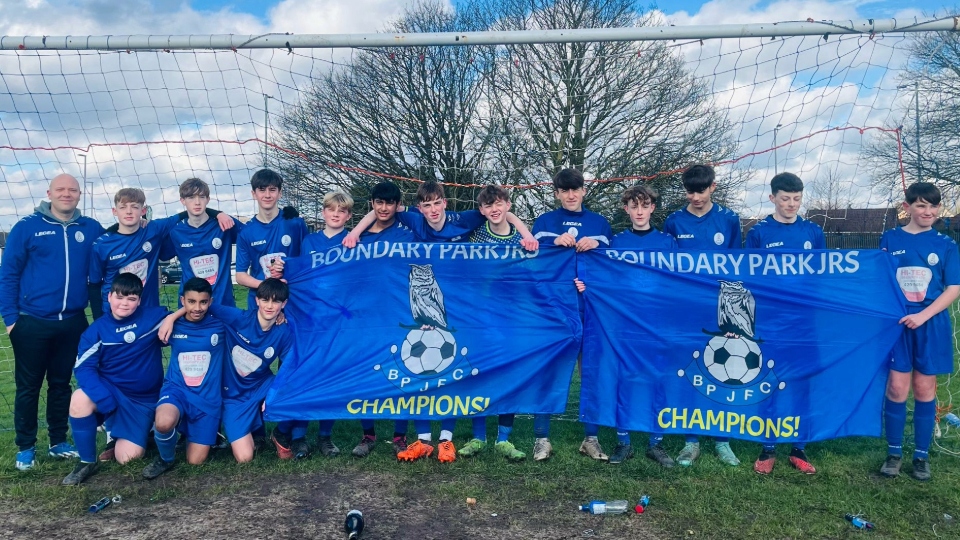 Boundary Park Juniors under-15s are the new league champions