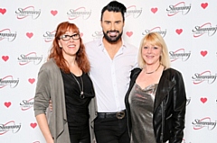 Slimming World Consultants Lisa Walker and Lorraine Crocker meet singer and presenter Rylan Clark-Neal
