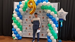 Mateeb Hussain gained a brilliant eight grade 9s and one grade 8 in his GCSE results
