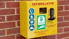 A defibrillator is an emergency medical device which can deliver a controlled electric shock to try and get the heart beating normally again in the event of a cardiac arrest