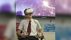 Into the virtual world - students explore virtual reality