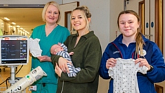 Tesco has donated packs of F&F Premature Baby Essentials to the Royal Oldham hospital’s neonatal unit