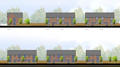 A proposed street scene from the Derker Development on London Road. Image courtesy of Hive Homes