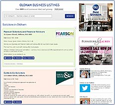 Premium Listing on Oldham Business