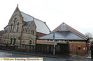 SHAW United Reform Church, which is due to be demolished and adjoining hall, which will be extended 