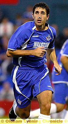 JOHN THOMPSON in his Latics playing days