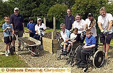 CREATING planters at Kingfisher School 
