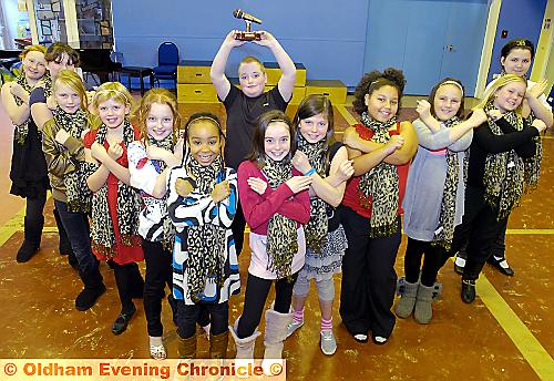 X marks the winners — children from Yew Tree school 