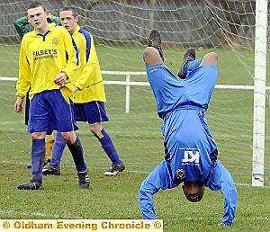 Carlton McIntosh celebrates in style