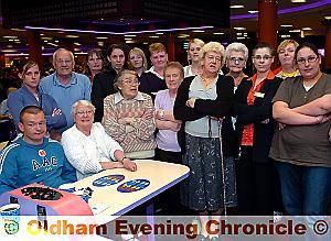 ANGRY . . . bingo players in Oldham want action over tax hike