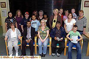 ALL together now . . . the new deaf and disabled group meets at the Link Centre 