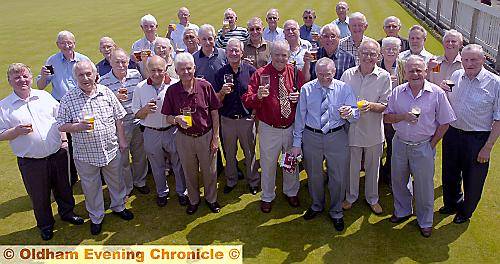 Raising a glass to the old Failsworth Secondary Modern . . . the class of ‘49 