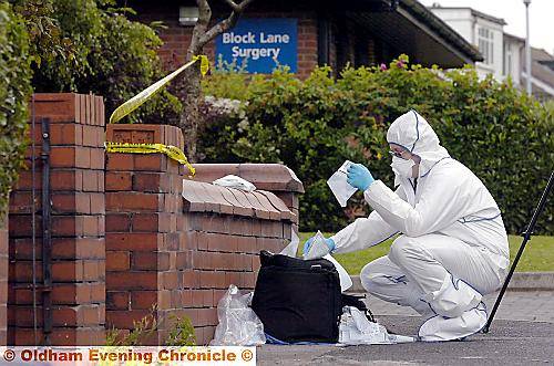 FORENSICS . . . Block Lane Doctors Surgery in Chadderton 