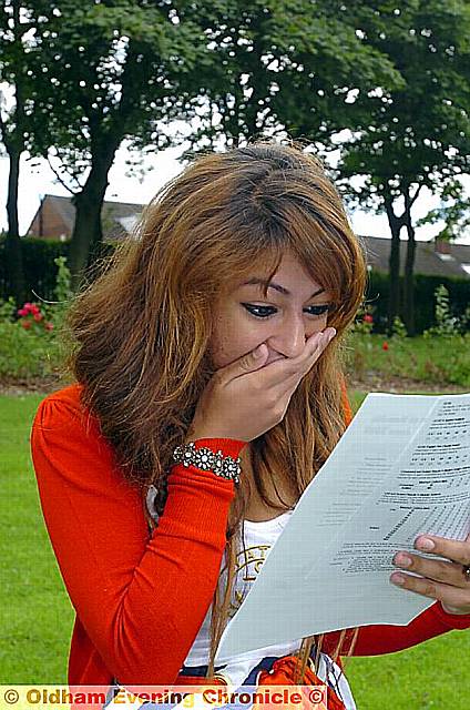 Saima Begum gets her results