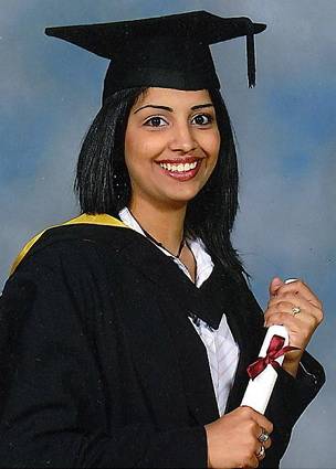 STUDENT Rehana Iqbal . . .. killed in a car crash in 2006 