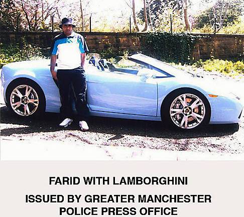 Farid with his Lamborghini 