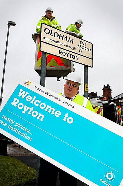 Visitors to the borough will receive a smarter, more colourful welcome as the 30-year-old signs are replaced 