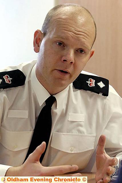 PRIORITY . . . Chief Supt Tim Forber 