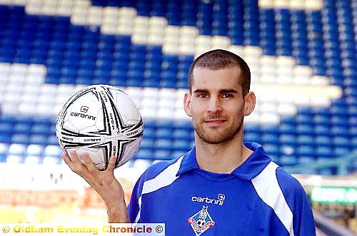 READY for action: Latics loan signing Daniel Nardiello.