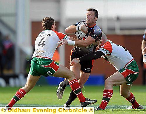 CRAIG Lawton (centre) is playing a starring role for Doncaster.