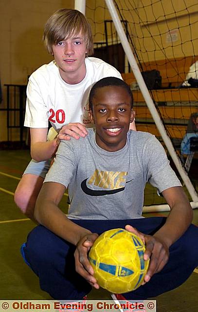 ENGLAND CALL-UP . . . Stefan Whaley and Jamal Braithwaite are going to Sweden in July for an international competition. 