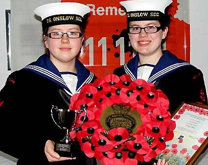 SEA Cadet sisters Chloe (left) and Jenny Lane raised £1,900 