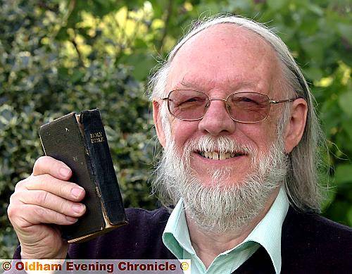 John Fidler researched about Lawrence Chaderton, from Oldham, who wrote the 23rd psalm of the King James bible, 400 years ago  

