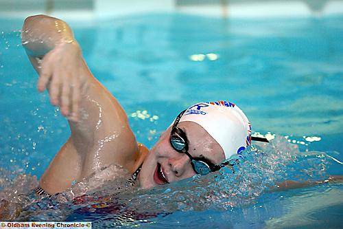 JESSICA Lloyd at Saddleworth Pool in Uppermill 