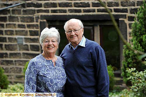 HONOUR . . . Ken and Anne Wright each receive an MBE 