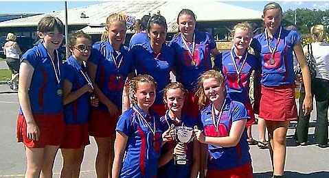 OLDHAM Netball Club's under-13s side were happy after vistory at the Brean Sands competition in Somerset.