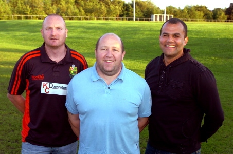 HEAD START: Jon Perks (left), Eddie Aspin and Paul Geener. 