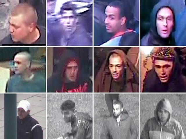 Nowhere to hide: THESE are the faces of suspected rioters in Manchester and Salford the police want the public’s help to trace. These images are on the GMP website; among hundreds received through Twitter and Facebook from the public. Anyone who recognises anyone here should call 0800-092 0410 or Crimestoppers, anonymously, on 0800 555 111. 
