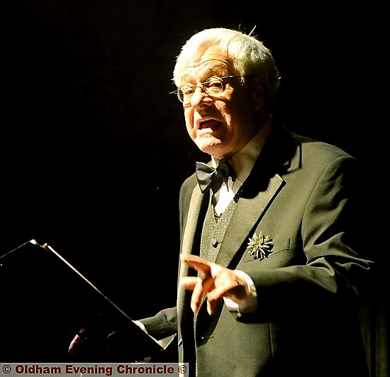 ON STAGE: Coliseum veteran and the show's host Kenneth Alan Taylor, who first appeared at the theatre in 1959 
