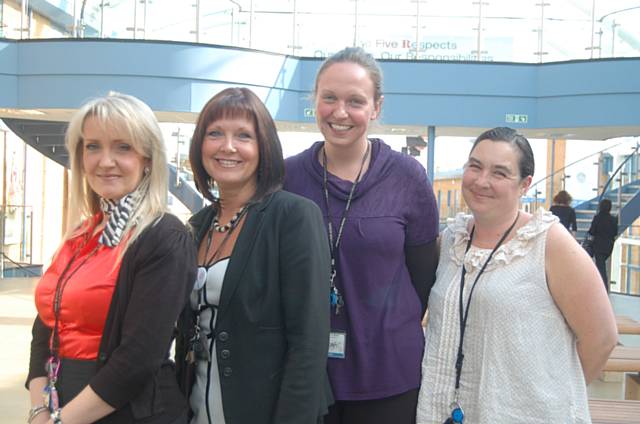 Radclyffe School - Meet the Induction Team: Heather Hunt, Denise Harrison, Sally Cooke and  Tina Cavanagh