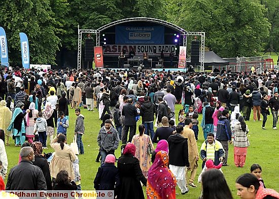 Oldham Mela in Alexandra Park: tense wait over funding 
